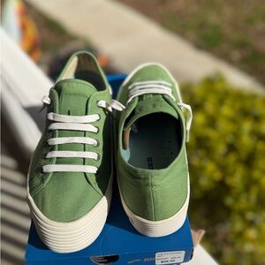 SeaVees Green Canvas Sneakers
